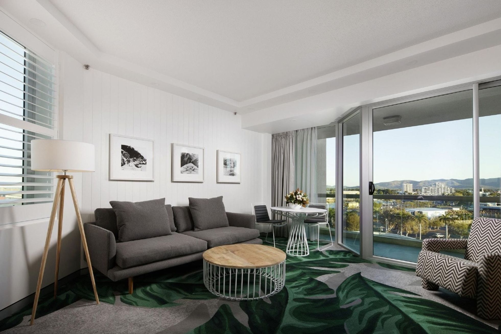 Resort room accommodation with contemporary tropical styling at The Ville