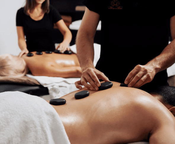 Hands in Harmony spa and wellness treatment room at The Ville